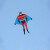 百特风筝儿童卡通风筝超人风筝蝙蝠侠蜘蛛侠 易飞英雄风筝系列筝 大超人+22水晶蓝轮600米