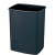 南 GPX-92A 方形塑料单层垃圾桶 黑色 商用垃圾桶 酒店宾馆客房果皮桶
