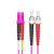 胜为 光纤跳线 LC-ST 多模双芯 紫色 20m FTLO-2200