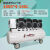 奥突斯铜线空压机工业级汽修无油打气泵220v装修木工喷漆气泵 1800*4-180L 10个压