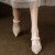 塔驰密司（TOUCH MISS）女鞋法式高跟鞋细跟尖头浅口真皮气质仙女风珍珠单鞋 杏色 34