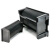 海斯迪克 HKCL-629 SMT防静电料盘盒 黑色物料盒托盘电子元件存放盒 中号450*190*110mm
