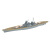 定制G模型 渝塑料拼装 CY0-041 4普鲁士战列舰 1/000 塑料船底+木甲板+金属栏杆