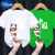 迪士尼（Disney）中国风国潮童装夏季新款儿童短袖T恤男女童韩版修身宝宝班服上衣 (短T)中国狮白色+中国狮白色 100CM(建议20-30斤)