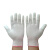 金诗洛 KSL057 尼龙手套 PU涂指 浸胶涂层点塑手套 防滑手套 PU涂指（绿M-10双）