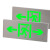 百士安 安全出口标示牌指示灯标志灯（左）M-BLZD-1LROEI 5WCAB/50个/组