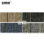 安赛瑞 方块拼接地毯 (4片装）PVC办公室地毯 单片50×50cm 蓝灰条纹 24040