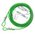 京势 晾衣绳 包塑钢丝绳物业机构用拉紧绳6mm粗绿色整套（要几米拍多少件）可按需求裁剪 单位：一套 HBLY09