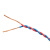 起帆电线电缆 RVS2*1.5平方国标双绞线铜芯2芯电源线花线无护套双芯软线 红黑100米