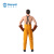 Raxwell 金黄色全皮焊工裤焊接电焊裤(仅裤子) M码 RW4325