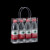 庄太太【24.5*22*6.5cm】PVC塑料透明手提袋礼品袋50个小礼物包装袋手拎袋子ZTT-9324B