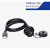 USB2.0面板安装防水公母插头插座双网口公母座可延长连接线 竹江 USB2.0 焊线SR插座(公头+母座)(线长0.