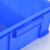 张氏艺佳 加厚塑料可配盖子周转箱物料配件箱塑料养鱼箱 蓝W2#620*430*320