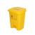 谋福  1172  医疗垃圾桶利器盒废物黄色脚踏式锐器盒脚踩带盖加厚垃圾箱（60L黄色医疗垃圾桶 加厚）