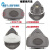 LISM3200防尘口罩面具打磨粉尘喷漆水洗煤矿防工业可电焊 面具+40片过滤棉