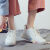 FULAIBAO官方老爹鞋女鞋ins潮年新款夏季透气百搭运动网面网鞋小白鞋 白色 K91白色(彩虹底) 35