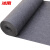 冰禹 BYQ-707 一次性地毯 婚庆迎宾地垫 商用过道楼梯垫(多拍不裁断) 灰色2.0*1m 厚2mm