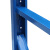 万尊货架仓储货架置物架重型2米500kg/层储物架展示架蓝色2000*600*2000四层主架