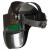 冰禹 BYC-95 头戴式电焊防护面罩 焊接防飞溅焊工面具 黑色 变光（1个）