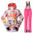 Gsou SNOW滑雪服套装女款双单板保暖透气雪服户外防水加厚冬季滑雪衣裤套装 1410-018上衣+1520-7玫粉裤 S(165-170cm/55-60kg)