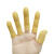 柯瑞柯林QY500手指套一次性防滑工业指套可触屏浅黄色1000只/包装