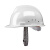 雨林军 安全帽建筑工地施工加厚工人头盔透气  玻璃钢特价款(白红黄） 单位：个