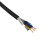金龙羽 电线电缆铜芯RVV3*1.5平方电线100米/卷黑色多芯多股软线国标