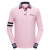 TTYGJ高尔夫球服装 儿童长袖球服 亲子男女童POLO衫韩版春夏季运动衣服 粉色 L