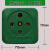 华峰三相四线插头插座工业橡皮玻璃钢防水耐摔 16A25A32A60A 380V 橡胶皮三相四线16A插座