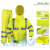 志臻 荧光黄反光雨衣分体雨衣套装 4XL185（赠肩灯和指挥手套）