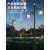 仿古中式灯笼双头园林景观灯复古路灯led古典防水道路灯 1米灯杆