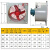 百舸 防爆排风扇 防爆换气扇通风轴流风机 消防安检抽风机BFAG-400/220V