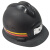京仕蓝煤矿专用头灯安全帽带头灯的矿工帽带灯头盔强光石油井下地 黑色磨砂安全帽 高强度ABS材质