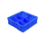 征东 分格箱 多格周转箱螺丝盒分隔零件工具箱 工业仓库分类 高6格（外355*246*138mm） 蓝色