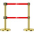 质尊 隔离伸缩带栏杆 一米线警戒线围栏 钛金双层2米 1根