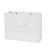 浩航森创 手提袋牛皮纸袋白卡纸的纸袋 包装袋定做商用印logo竖款中号白色（方程豹）260x360x110mm