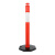 稳斯坦 WST202 警示柱 塑料反光道路隔离柱 交通设施 防撞路桩 路障柱(120cm-不倒翁)