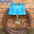 蓝鲸环卫 水管收纳清洁架卷管器壁挂工具洗车盘管绕管架子 蓝色LJHW-9407