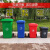 户外垃圾桶大号加厚塑料100l120240升室外商用环卫分类小区带盖桶 100L标准款+盖+轮