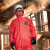 ANSELL CFR工厂化学阻燃防护服连体防化服带帽防酸碱防水防火隔热 红色-CFR XL 