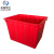 米奇特工 水箱 大号加厚塑料水箱 长方形周转储水箱  注塑牛筋水桶 400L（红色）