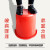 安大侠【25L带盖款】塑料手提水桶红色圆形储水桶大小水桶带盖子耐摔