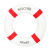 创悟邦 防汛救生圈 泡沫地中海救生圈 船用救生圈 泳池游泳圈 FB1501红条纹款