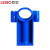 联塑（LESSO）高脚管卡(PVC-U给水配件)蓝色 DN40