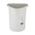 茶花茶渣桶塑料茶水桶排水桶带盖接管按键式清洁垃圾桶废水桶 8.8L 1521