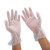 腾固 一次性PVC手套 工业检测防水耐磨检查手套50双/盒 一盒价 透明 M码