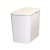 庄太太 厨卫两用收纳桶卫生间壁挂式带盖垃圾桶【8L白色带盖】ZTT0775