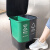 户外双桶分类垃圾桶60L 厨余垃圾+有害垃圾 脚踏分离式商用大号 40L可回收物+有害垃圾