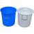 亚润 塑料桶圆桶塑料桶带盖胶桶加厚160升超大号 280#约装320斤水(无盖*白色)