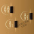 卫生间指示牌男女厕所标志牌带灯亚克力洗手间发光标识牌定制免接 H-2款25X3CM接电10cm 1x1cm